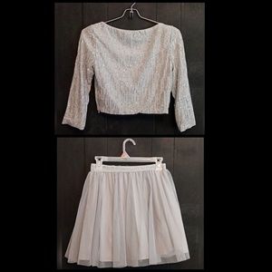 As U Wish Sparkly Prom Dress